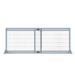 Barrière de sécurité pour chien extensible longueur réglable 104-183 x 36 x 69 cm pin bleu
