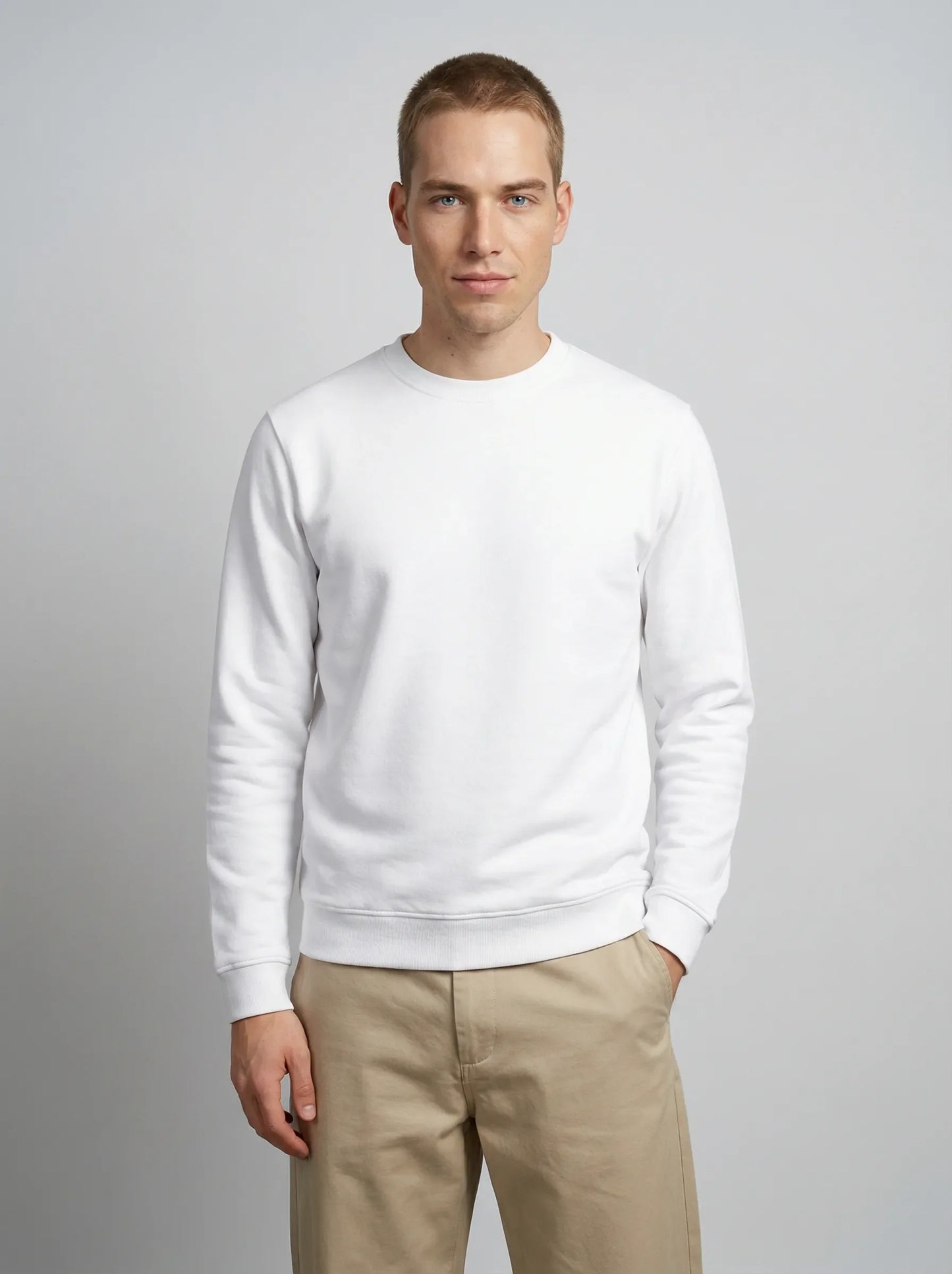 Made in France white sweatshirt-0