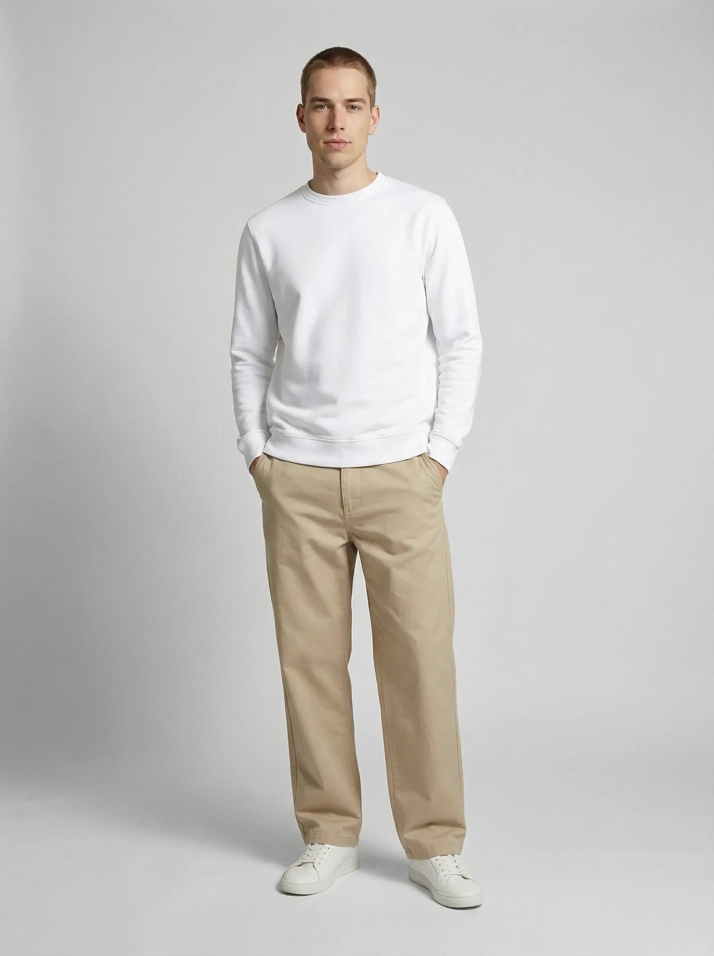 Made in France white sweatshirt-1