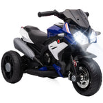 Elektrisches Dreirad für Kinder 6 V, Elektroauto für Kinder von 3 bis 5 Jahren, Licht- und Soundeffekte, 86x42x52 cm, blau