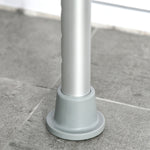 Tabouret de douche siège de douche antidérapant tabouret de bain hauteur réglable pivotant à 360° en aluminium