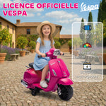 Elektro-Motorrad für Kinder 6 V, Elektroauto für Kinder mit Stützrädern, für 2-4 Jahre, 71 x 37 x 52 cm, Rosa
