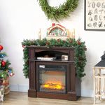 Guirlande de Noël artificielle 180 cm, décoration de Noël, 162 branches denses, pommes de pin, grappes de baies, vert