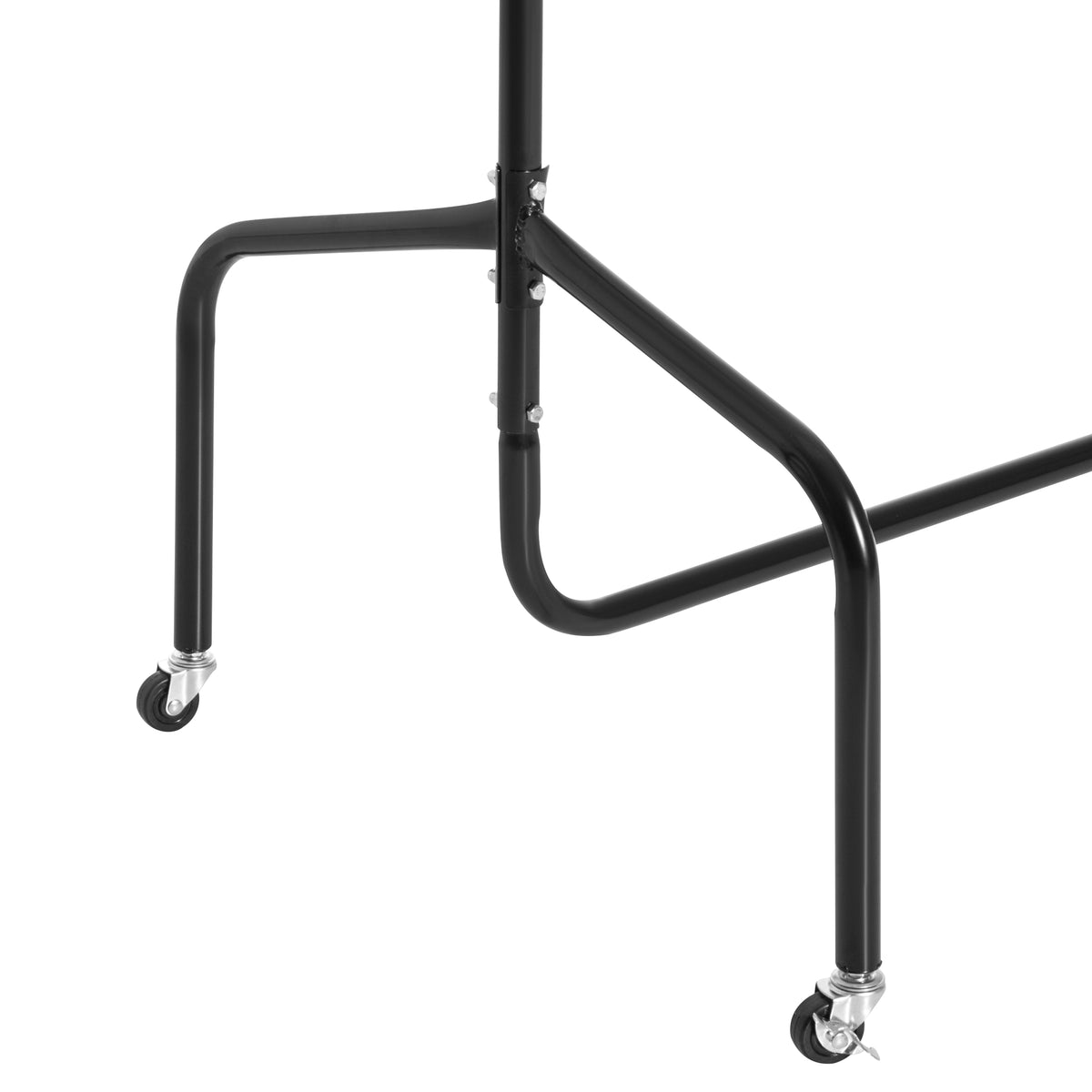 Portant à Vêtements avec Roulettes Tringle a Vêtement solide Charge 140 Kg 150 x 60 x 170 cm Porte-Manteau en acier noir