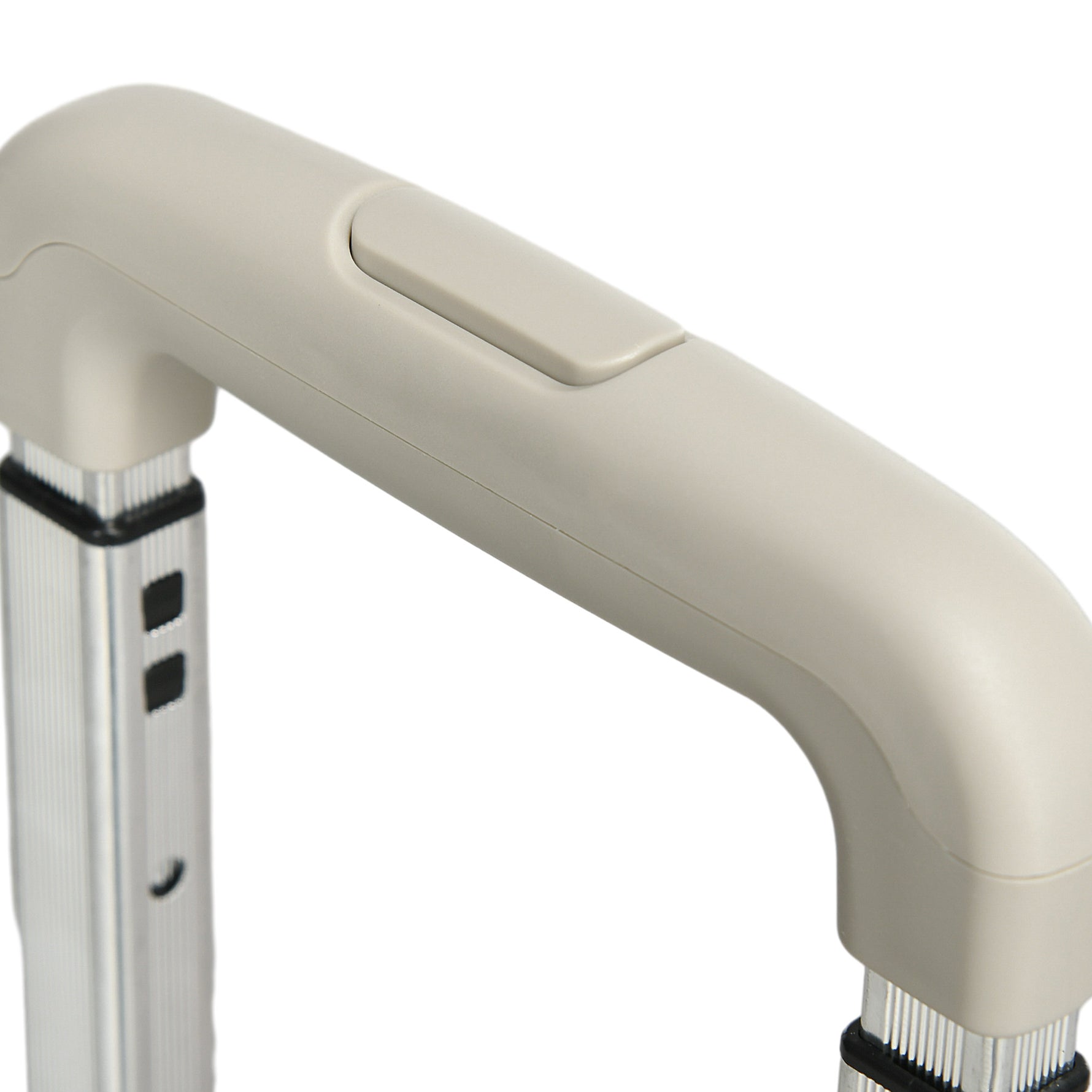 Chariot de courses pliable caddie de courses avec poignée télescopique réglable et couvercle charge max. 80 kg, blanc