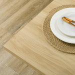 Ilot central cuisine table avec grand plan de travail 4 personnes - dim. 110L x 70l x 75,5H cm