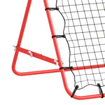 Filet de rebond en métal angle réglable et 20 cordes élastiques pour entraînement de football, tennis, handball 96x80x96