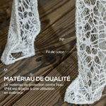 Renne et traîneau lumineux de Noël avec 170 LED blanc chaud, décoration de Noël pour intérieur et extérieur, 50x29x42cm