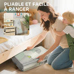 Tapis de jeu pour bébé pliable et réversible, tapis de sol en mousse épais, 200 x 150 x 1,5 cm, multicolore