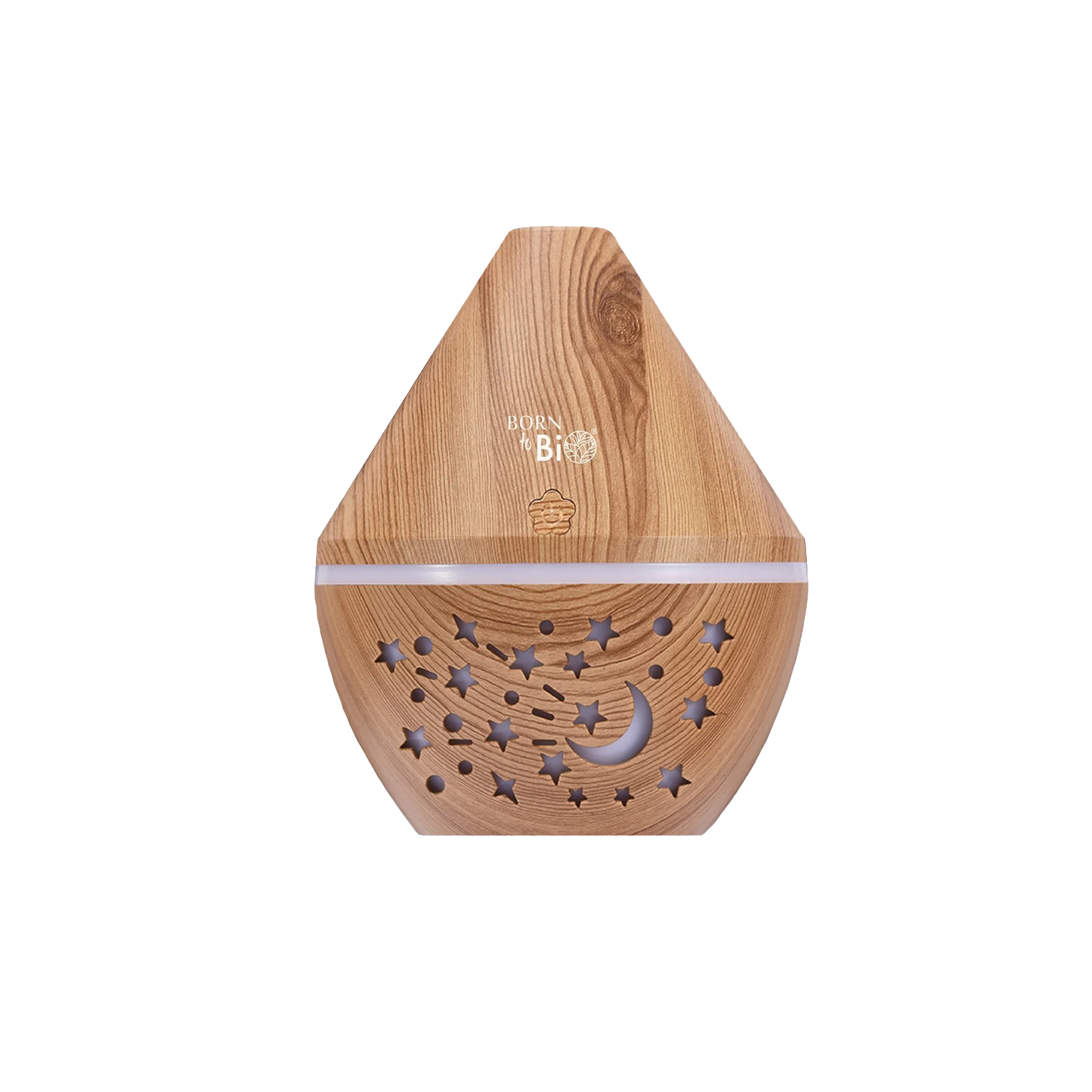 Diffuseur & Humidificateur Bois Clair Compact – 120 ml-0