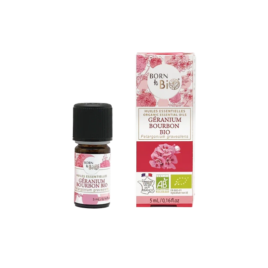 Huile essentielle Géranium Bourbon Certifiée Bio