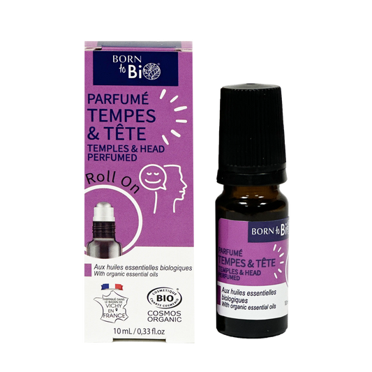Roll-On Tempes & Tête Certifié Bio-0