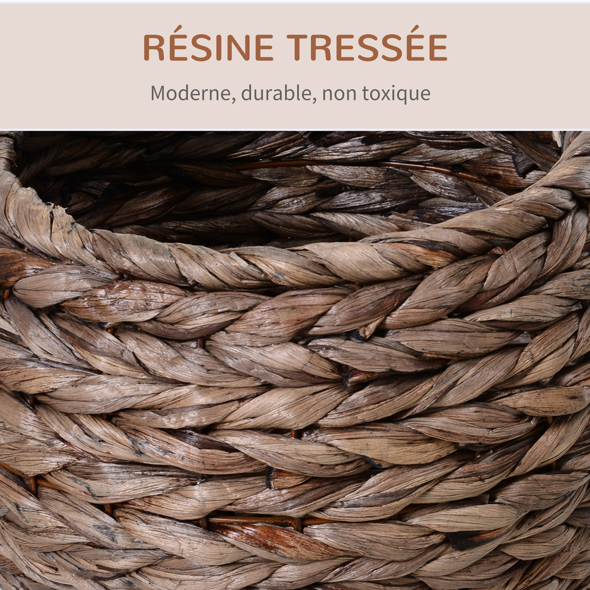 Panier lit surélevé pour chat, niche grotte cosy grand confort, dim. 40L x 37l x 51H cm coussin moelleux beige inclus