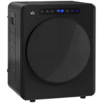 Sèche linge à évacuation, sèche-linge électrique 1000 W 3 Kg, modes Extra Dry et ECO, minuterie, acier inoxydable, noir