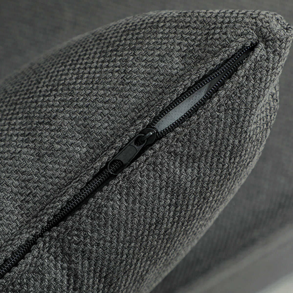 Canapé Convertible 2 Places 3 en 1, Canapé-Lit Clic Clac 160 cm, Dossier Réglable, Assise Large, 2 Oreillers, Gris Foncé-9
