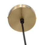 Suspension luminaire moderne, lustre plafonnier de double-tête, lumière suspendue réglable pour entrée, salon, ton doré