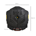 Cible jeu de fléchettes électronique 27 jeux jusqu'à 8 joueurs LED haut-parleur noir
