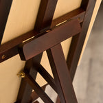 Chevalet d'artiste sur pieds dim. 51,5L x 71,5l x 134,5H cm inclinaison réglable 90° max. bois de pin