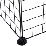 Cage parc clôture pour animaux domestiques enclos pour petits animaux modulable 2 niveaux 72 panneaux bords arrondis