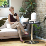 Table de Bar Table Bistro Mange-debout Chic Style Contemporain Hauteur réglable 67-93 cm Ø 63 cm Plateau