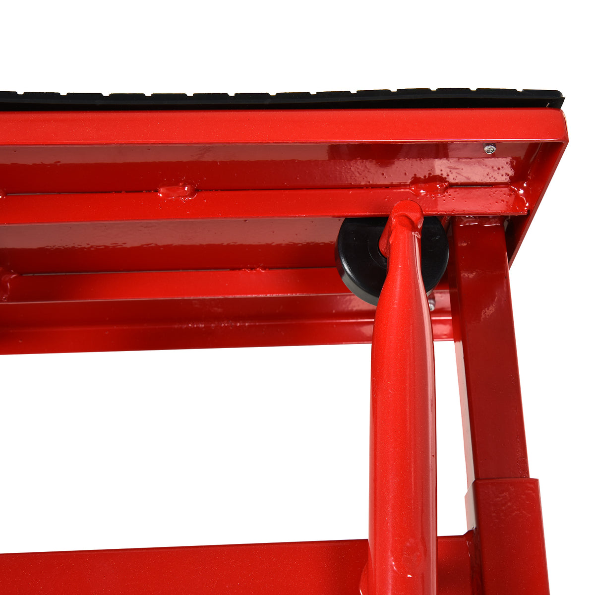 Universele verstelbare motorlift, hydraulische krik voor off-road motor, crossmotor en supermotard, rood