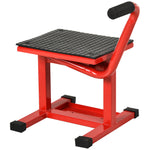 Universele verstelbare motorlift, hydraulische krik voor off-road motor, crossmotor en supermotard, rood