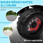 Quad électrique pour enfants véhicule à batterie 6V avec marche avant et arrière 70L x 41,5l x 48,5H cm Blanc