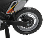 Moto Cross électrique Enfant 3 à 6 Ans 6 V phares klaxon musiques 102 x 58 x 66 cm Rouge et Noir