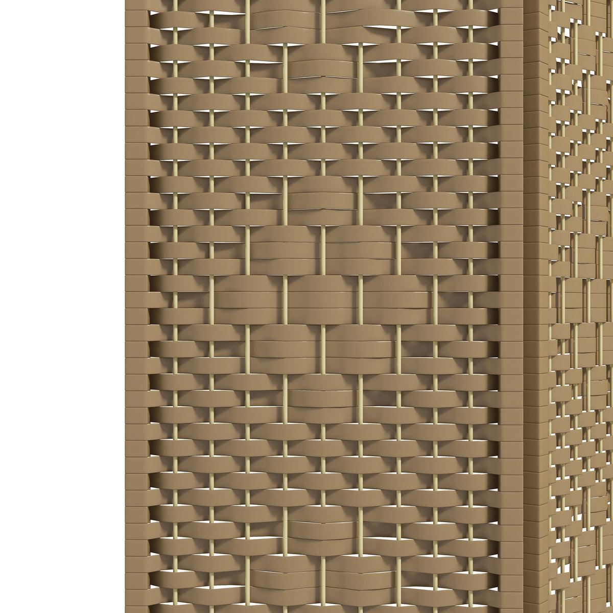 Paravent intérieur en bois séparateur de pièce cloison pliable 3 panneaux 120 x 170 cm bois naturel