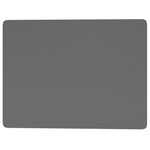 Tapis de chaise de bureau rectangulaire, antidérapants en plastique noir 120x90cm
