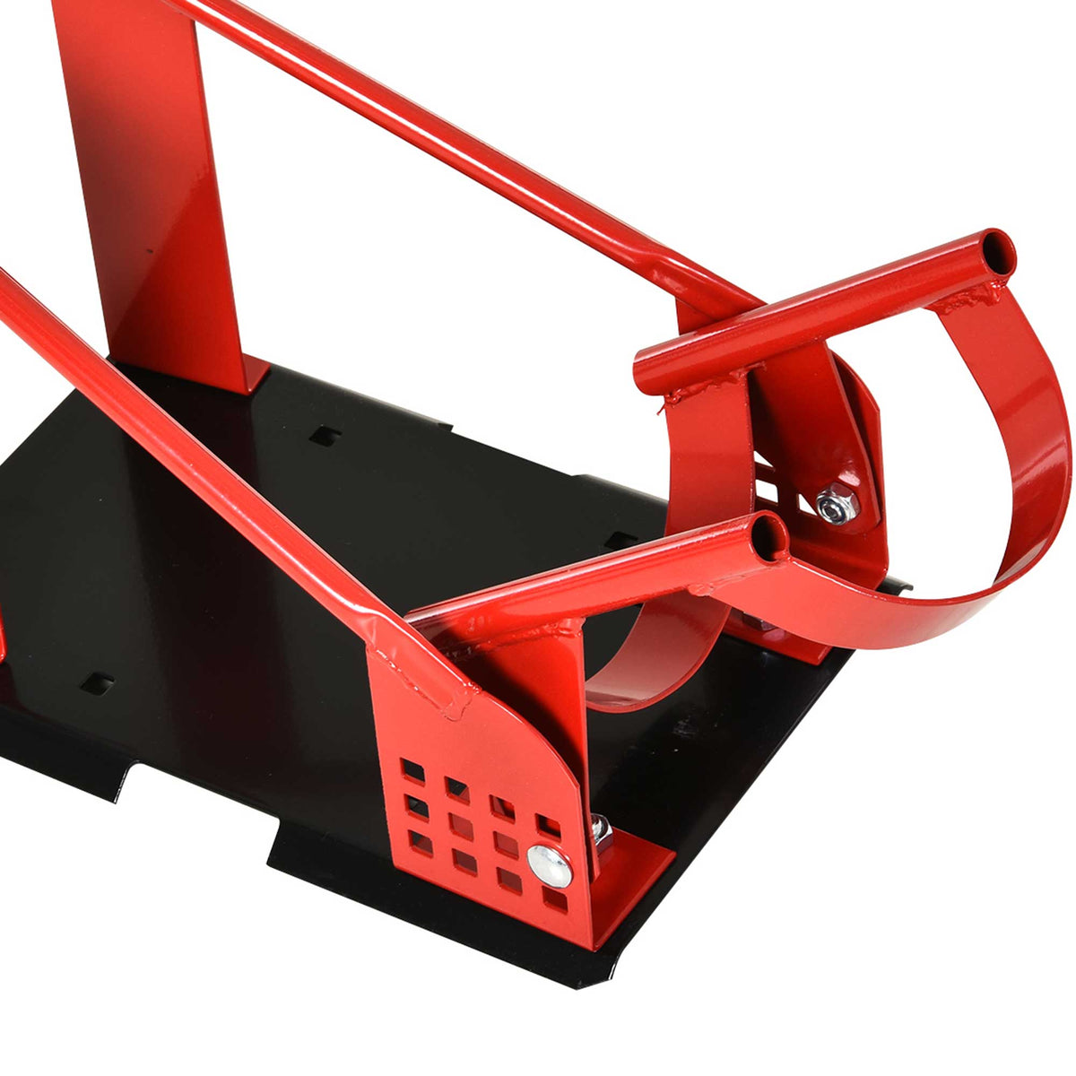 Rail de support universel pour moto support roue moto support béquille moto  bloque roue 8-15,5 cm trous pré-percés