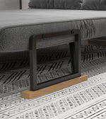 Canapé convertible 2 places avec dossier réglable sur 5 niveaux et 2 coussins rembourrés pour salon, chambre d'amis-6