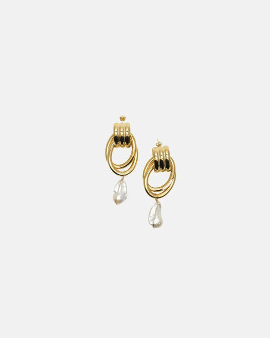 Boucles Alba maxi perles