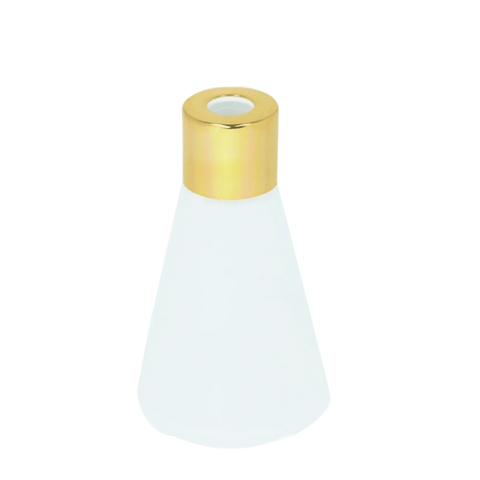 Bouteille verre givre Bouchon or-argent