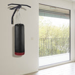 Support sac de boxe fixation sac de frappe barre de traction intégrée charge max. 130 Kg acier noir