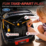 Voiture Porteur pour Enfants Shelby, Dossier, Anti-Basculement, Sons, Compartiment, 18-72 Mois, 80x25,5x33cm, Noir