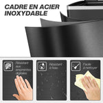 Poubelle de cuisine 2 compartiments de 2 x 20L, poubelle avec pédale, couvercle à fermeture douce 40 x 34,8 x 59 cm noir