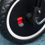 Tricycle pour enfant évolutif avec siège réglable pédales 2 paniers ceinture pour enfant de 2 à 5 ans noir