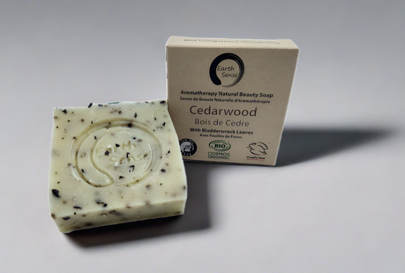 Savon Solide Bio Certifié – Cèdre & Varech 90g