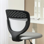 Chaise de bureau ergonomique en maille, chaise de dessin, hauteur et repose-pieds réglable, 59 x 59 x 106-126 cm, gris