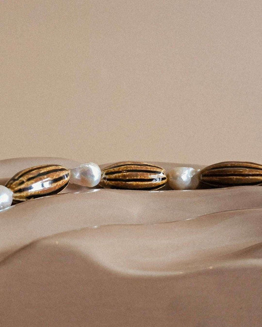 Collier Amber en perles de culture baroques