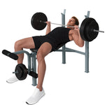Banc de musculation Fitness banc d'haltérophilie entrainement complet dossier réglable curler
