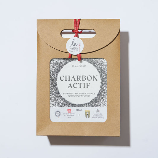 Coffret découverte charbon actif en poudre + livre de recettes