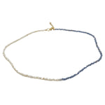 Collier Emmie bi-matière en perles de culture