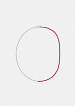 Collier Emmie bi-matière en perles de culture