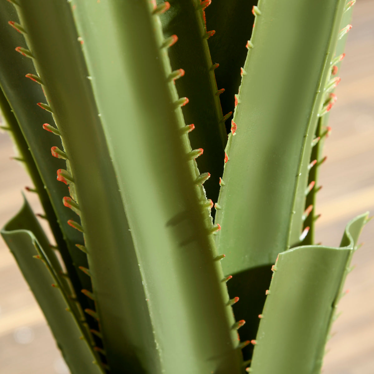 Plante artificielle type agave en pot hauteur 90 cm, 16 feuilles, interieur extérieur, grand réalisme