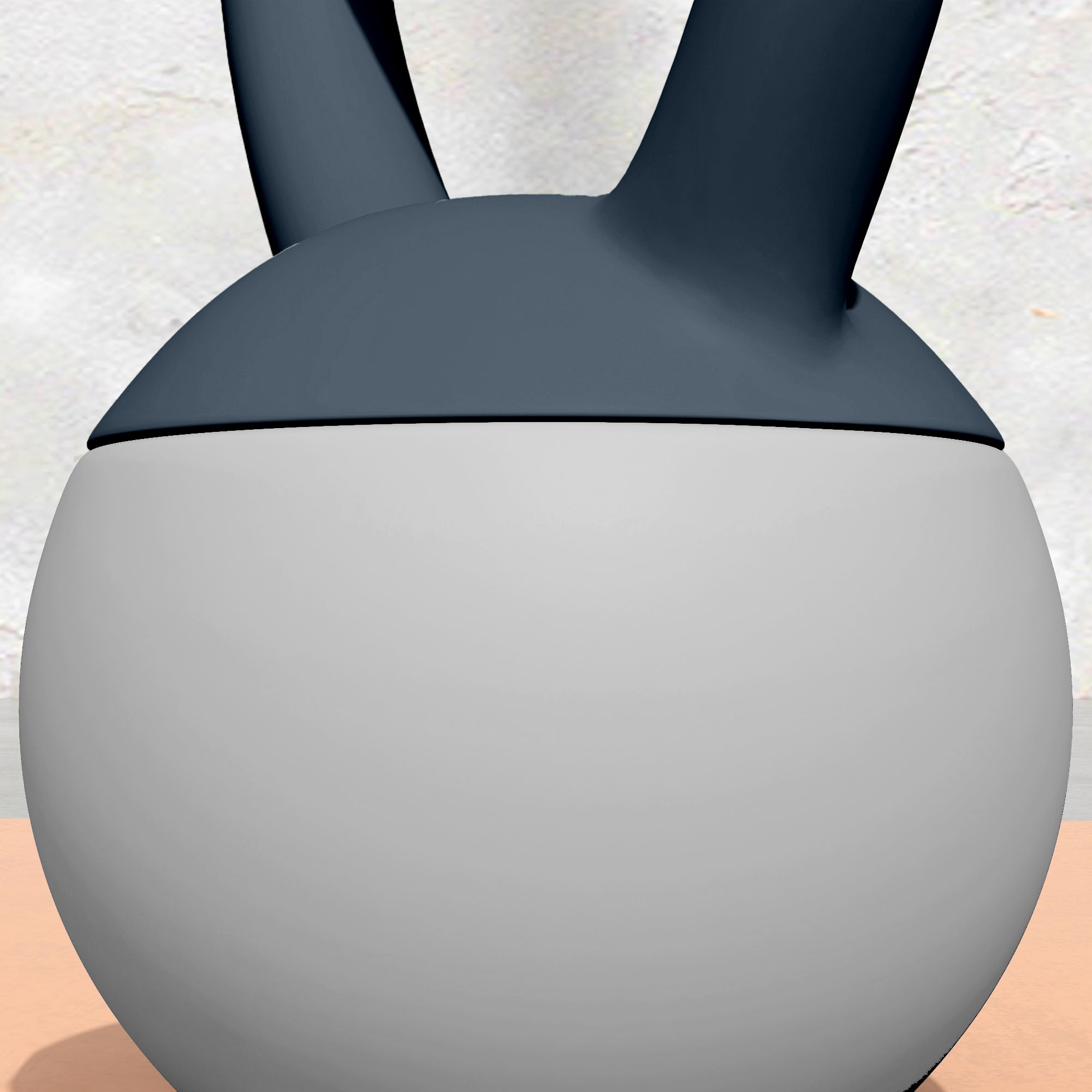 Kettlebell 6 kg - Collaboration .fr x FFHandball - Hantel mit rutschfestem Griff, Grau und Blau