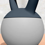 Kettlebell 6 kg - Collaboration .fr x FFHandball - Hantel mit rutschfestem Griff, Grau und Blau