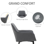 Chaises de Salle à Manger Chaises de Visiteur Design scandinave - Lot de 2 chaises - Pieds effilés métal Noir