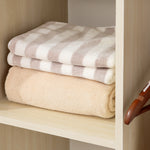 Armadio guardaroba Armadio mobile con ripiani Pannelli di particelle Colore rovere chiaro